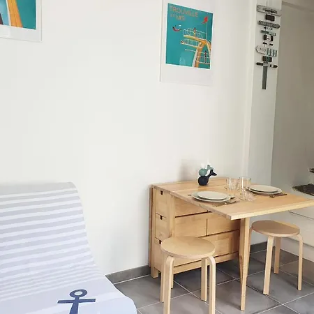 La Maisonnette Proche Gare & Plage بيت للعطل تروفيي سور مير